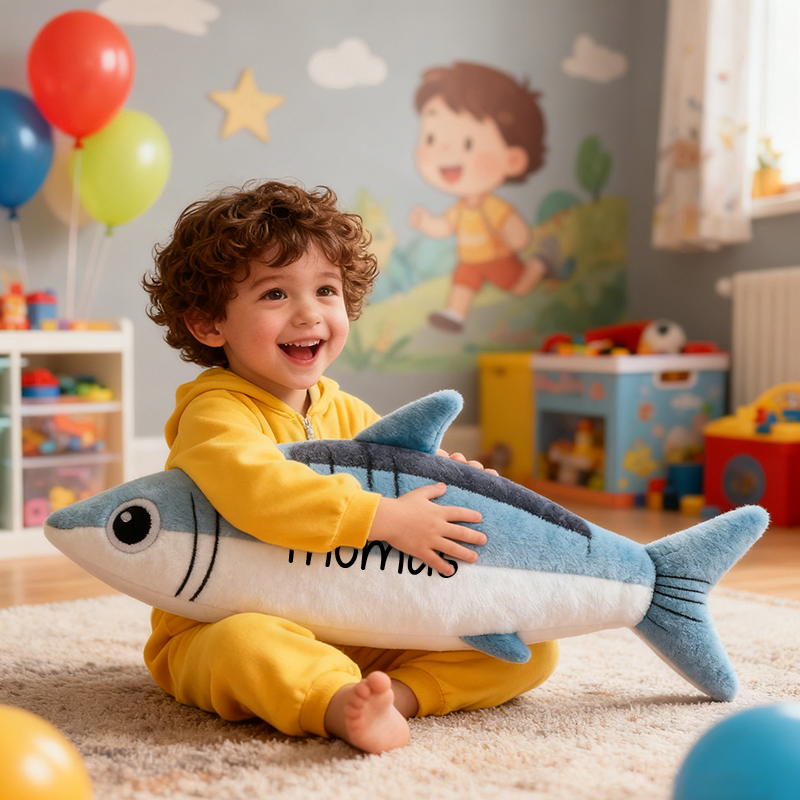 Personalized Fish Pillow Funny Fishing Pillow Name Soft and Fun Design Graphic 3D Print Perfect for Kids Fishing Enthusiasts and Unique Gifts