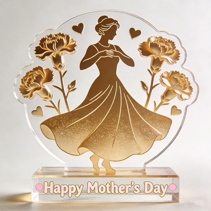 Personalized Mother's Day Dance Acrylic Plaque Custom Text Gift for Birthday Mother's Day Christmas for Family and Dancers