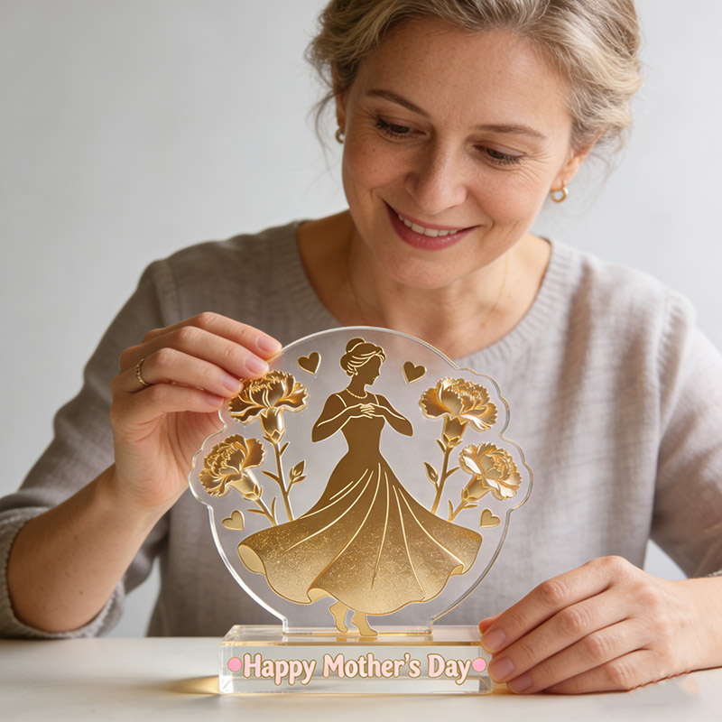 Personalized Mother's Day Dance Acrylic Plaque Custom Text Gift for Birthday Mother's Day Christmas for Family and Dancers