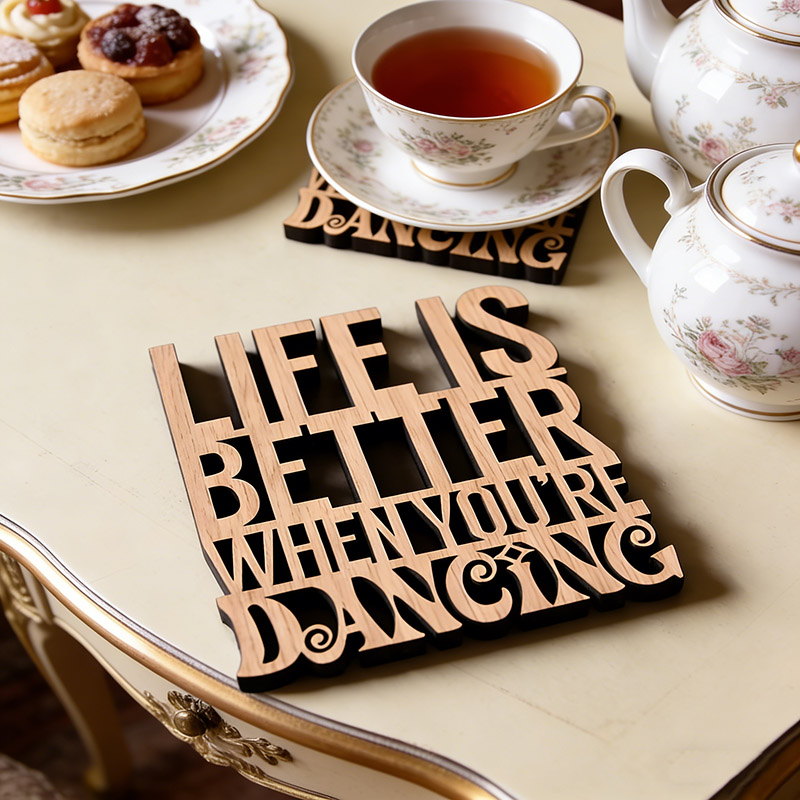 Personalized x1 Individual Life is Better When You're Dancing Coaster Perfect for Dancing Obsessives People Love to Dance Dancer Gifts Dance Coaster
