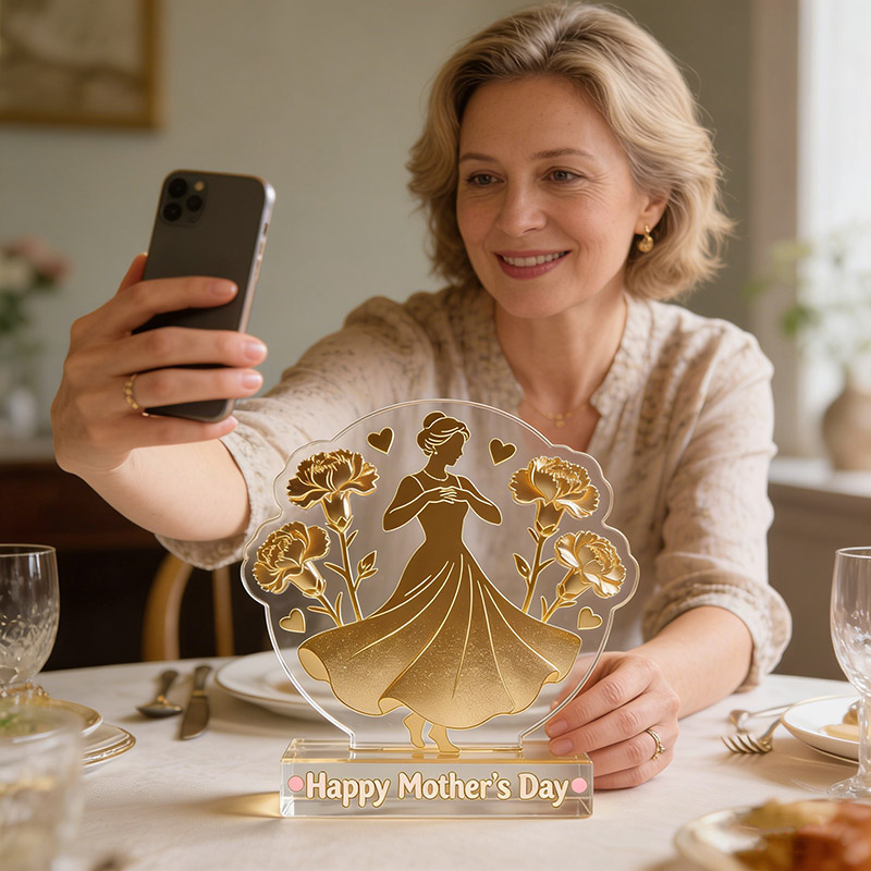 Personalized Mother's Day Dance Acrylic Plaque Custom Text Gift for Birthday Mother's Day Christmas for Family and Dancers