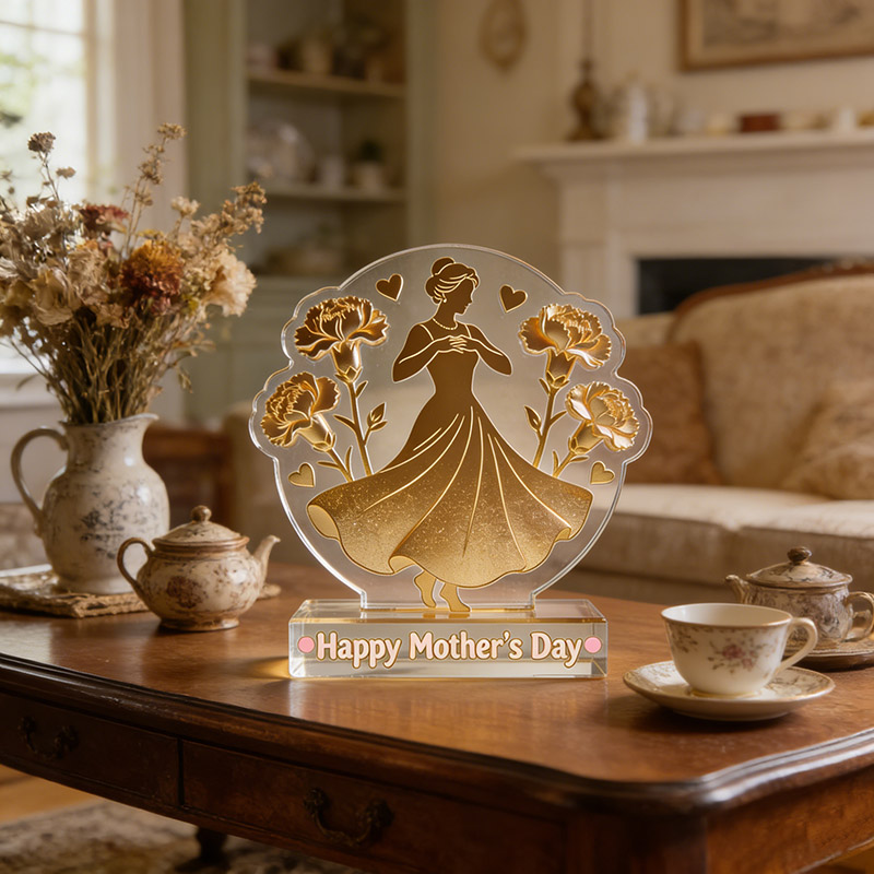 Personalized Mother's Day Dance Acrylic Plaque Custom Text Gift for Birthday Mother's Day Christmas for Family and Dancers