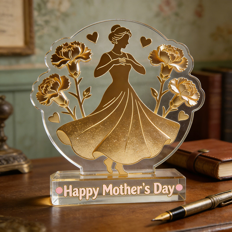 Personalized Mother's Day Dance Acrylic Plaque Custom Text Gift for Birthday Mother's Day Christmas for Family and Dancers