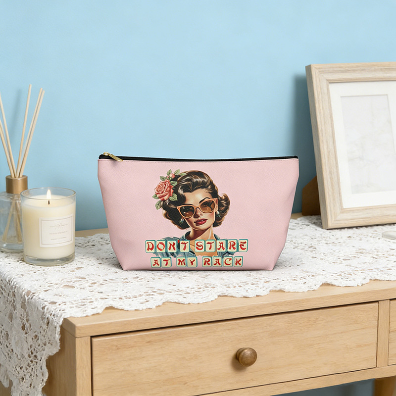 Personalized Mahjong Tile Pouch Funny 'Don't Stare At My Rack' Tile Bag Player Birthday Gift Mah Jongg Game Lover Gift Mahj Money Coin Winnings Bag