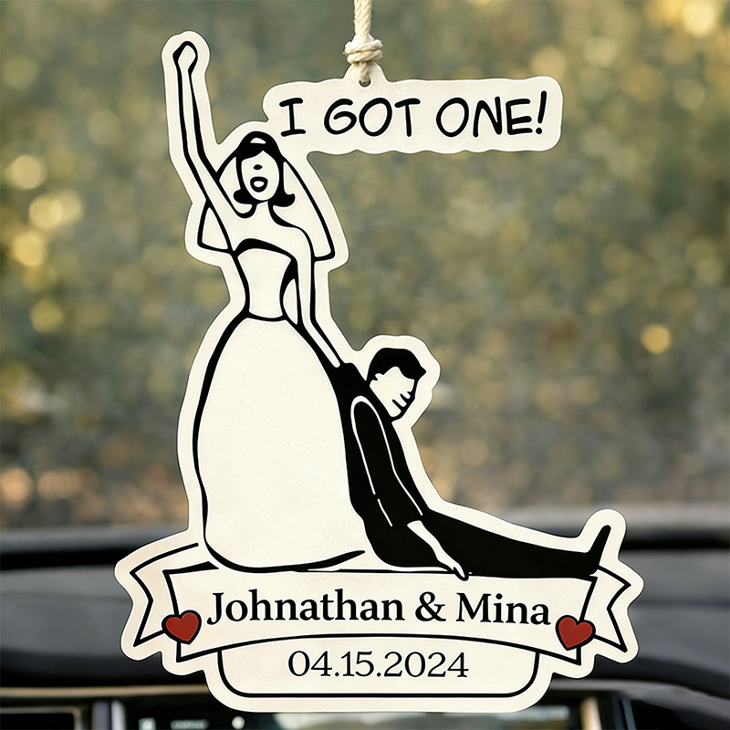 Personalized Capture Your Boyfriend Car Freshener Custom Photo Romantic Gift Scented Decor for Partners