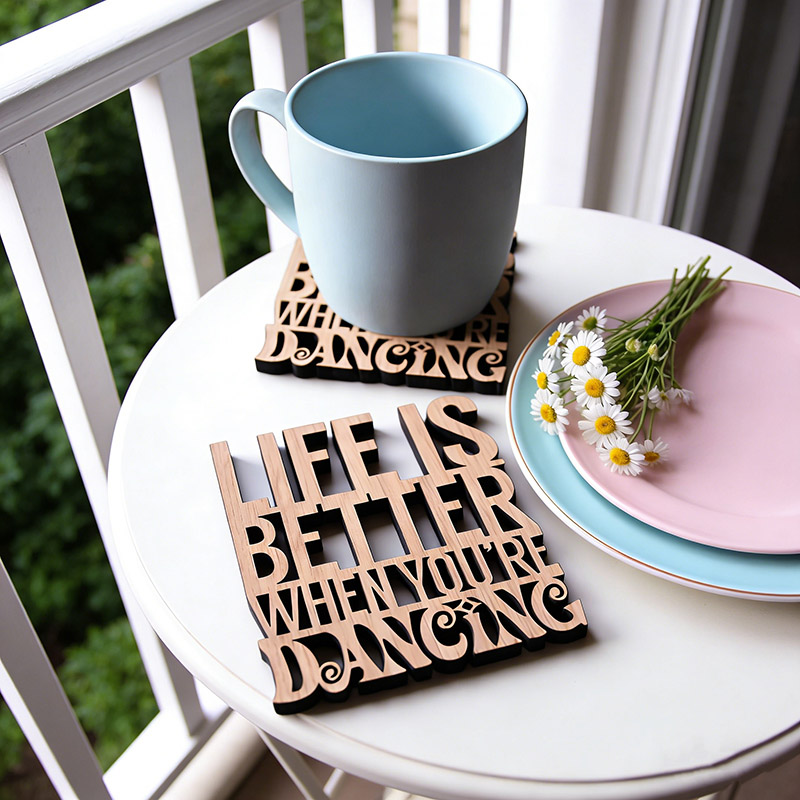Personalized x1 Individual Life is Better When You're Dancing Coaster Perfect for Dancing Obsessives People Love to Dance Dancer Gifts Dance Coaster