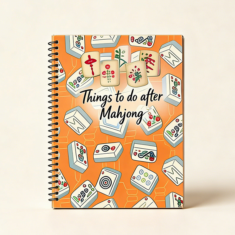 Personalized Mahjong Notebook Things to Do After Mahjong Notebook for Mahjong Players Gift for Tile Game Lovers Funny Mahjong Themed Gift