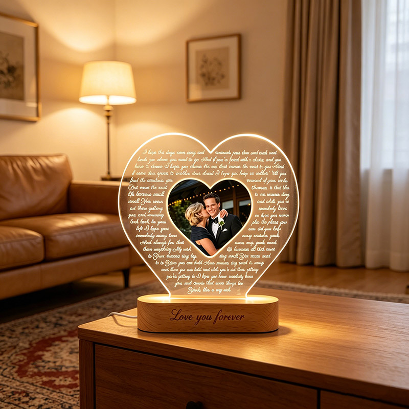 Personalized First Dance Lyrics Night Lights Mother Son Dance Lyric Night Lights Valentines Day Mothers Day Weddings Anniversaries Gift Idea for Family