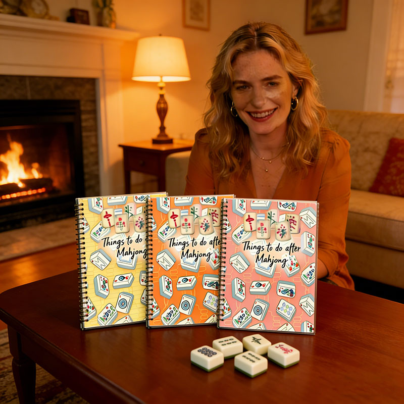 Personalized Mahjong Notebook Things to Do After Mahjong Notebook for Mahjong Players Gift for Tile Game Lovers Funny Mahjong Themed Gift