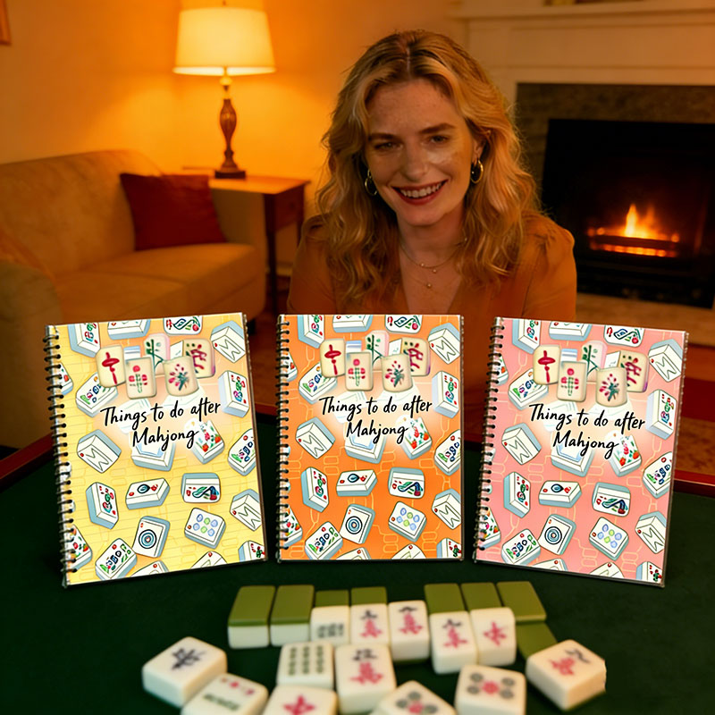 Personalized Mahjong Notebook Things to Do After Mahjong Notebook for Mahjong Players Gift for Tile Game Lovers Funny Mahjong Themed Gift