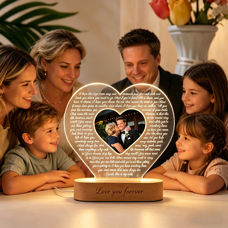 Personalized First Dance Lyrics Night Lights Mother Son Dance Lyric Night Lights Valentines Day Mothers Day Weddings Anniversaries Gift Idea for Family