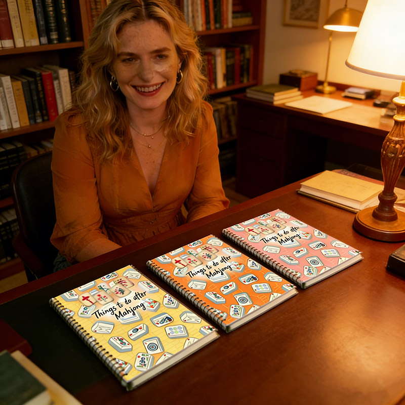 Personalized Mahjong Notebook Things to Do After Mahjong Notebook for Mahjong Players Gift for Tile Game Lovers Funny Mahjong Themed Gift