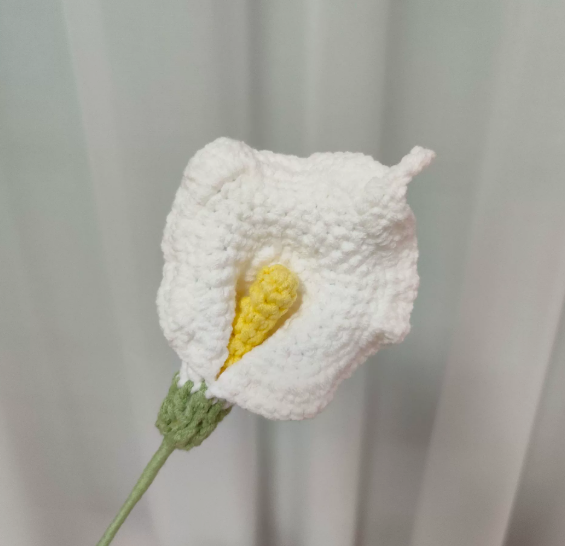 Personalized Crochet Flowers Bouquet Pink Purple Blue Gift for Wife Girlfriend Gift for Her Valentine's Day Birthday Gifts for Bestie