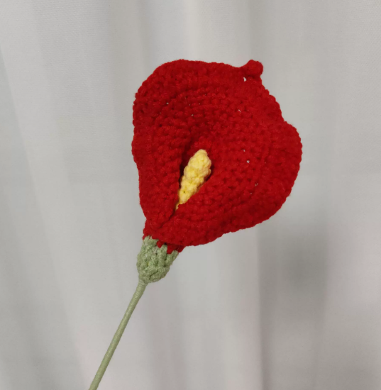 Personalized Crochet Flowers Bouquet Pink Purple Blue Gift for Wife Girlfriend Gift for Her Valentine's Day Birthday Gifts for Bestie