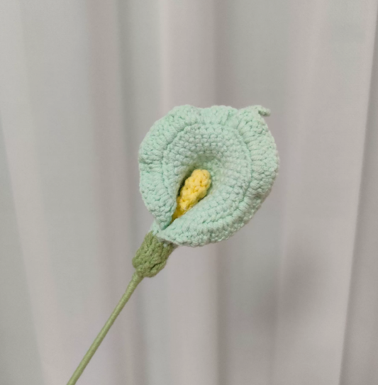 Personalized Crochet Flowers Bouquet Pink Purple Blue Gift for Wife Girlfriend Gift for Her Valentine's Day Birthday Gifts for Bestie