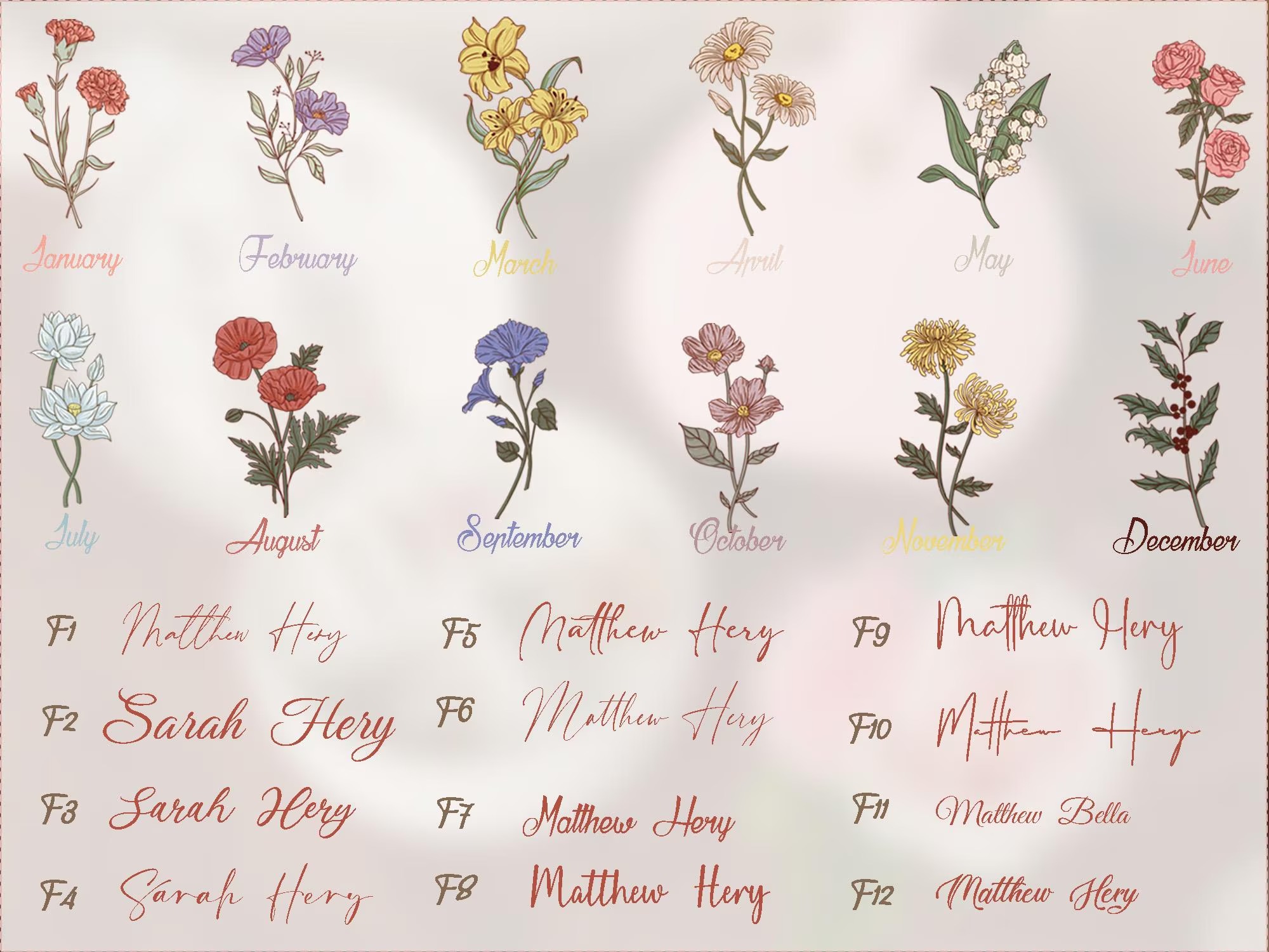 Personalized Jewelry Travel Organizer with Birth Flower and Name Foldable Modular Jewelry Case for Women Custom Gift for Traveler