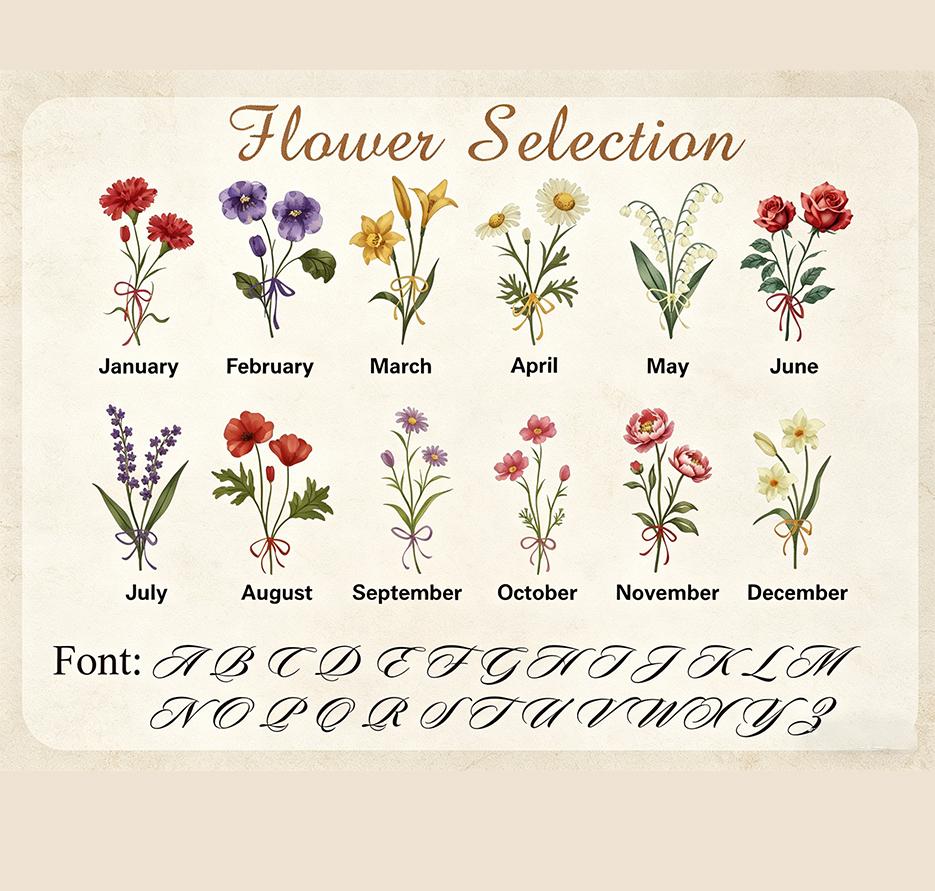 Personalized Mini Jewelry Travel Case  Custom Name and Birth Flower Portable Leather Box with Mirror Velvet Interior  Gift for Women