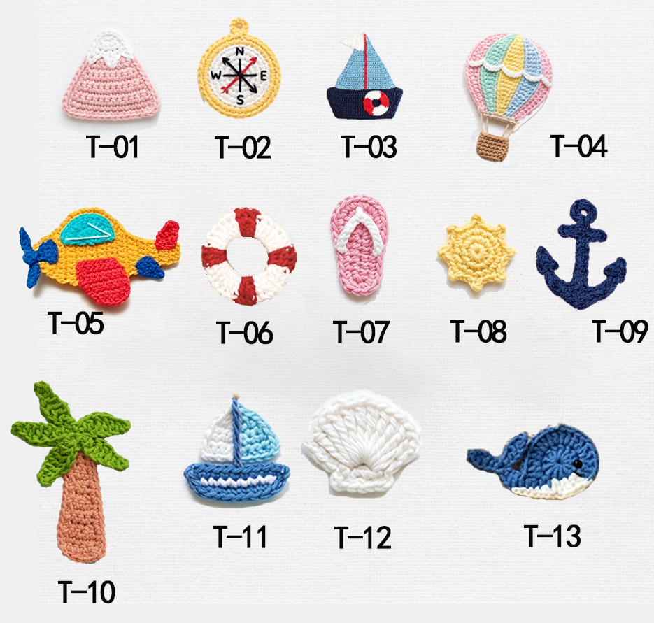 Personalized Passport Holder  Custom Name Travel Cover with Crochet Patches  Cute Cotton Passport Wallet Gift for Kids and Family Travel