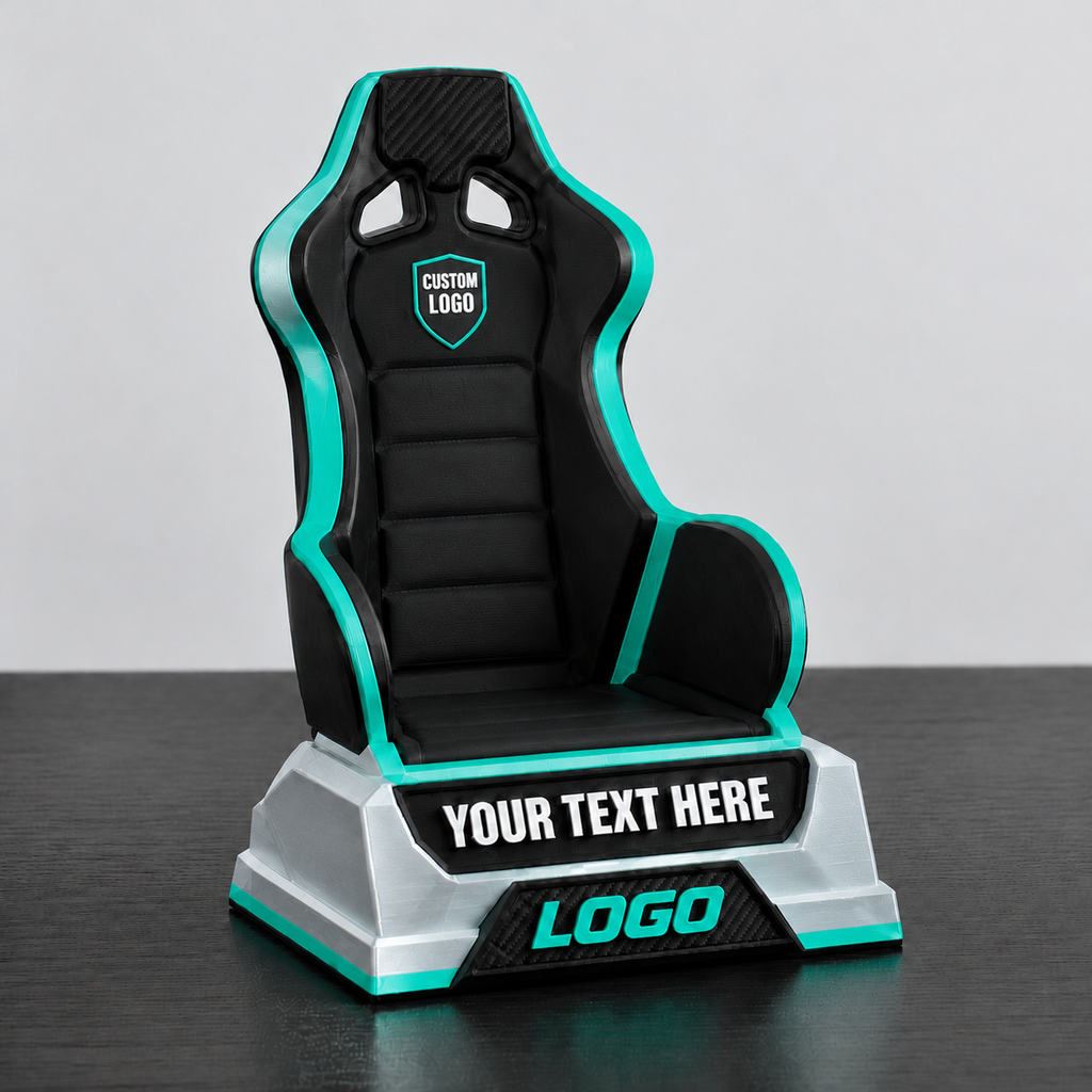 Formula 1 Racing Seat Style Card Display Stand, Compatible with Standard PSA Graded Slabs & Racing Trading Cards