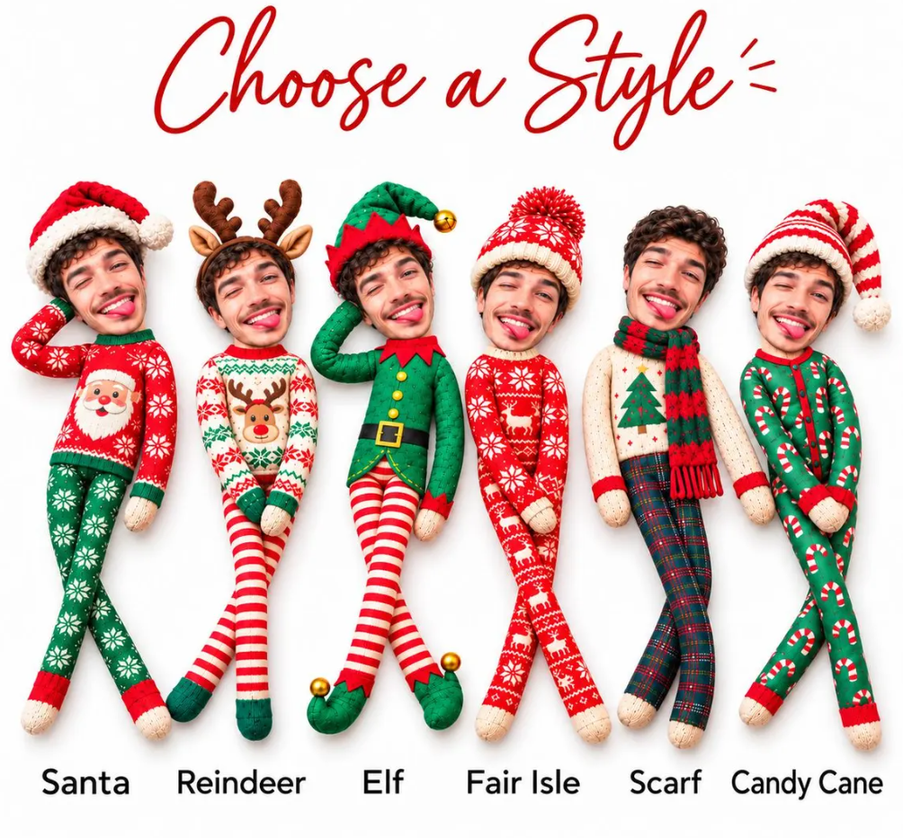 Personalized Mini Me Doll For White Elephant Office Christmas Party Funny Coworker Photo Gift