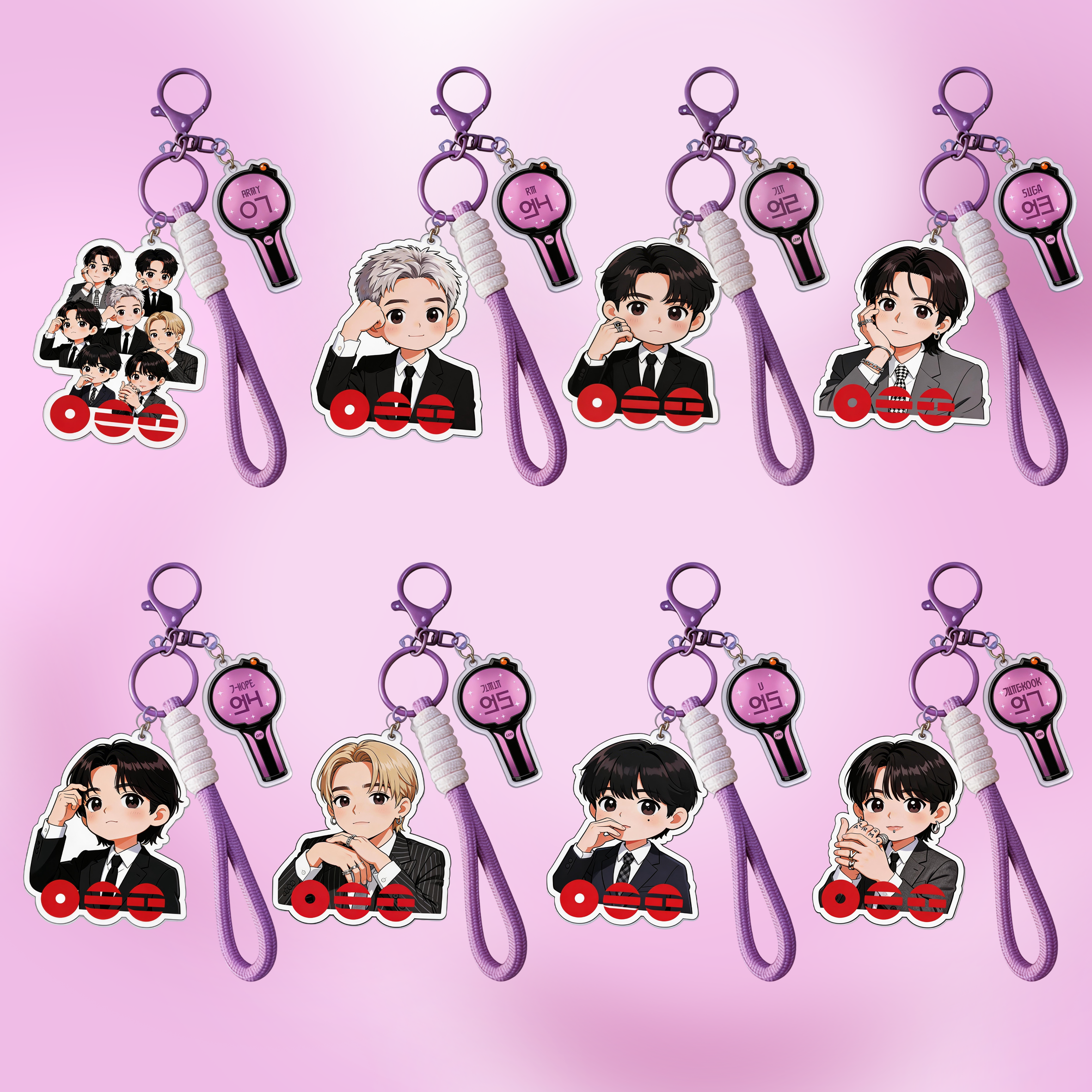 Personalized BTS Arirang Army Keychain for Concert for Fans