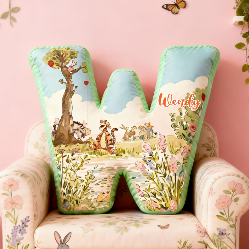Personalized Cute Forest Bear Graphic 3D Print Pillow Birthday Gifts Funny Gifts Bear Lovers Gifts