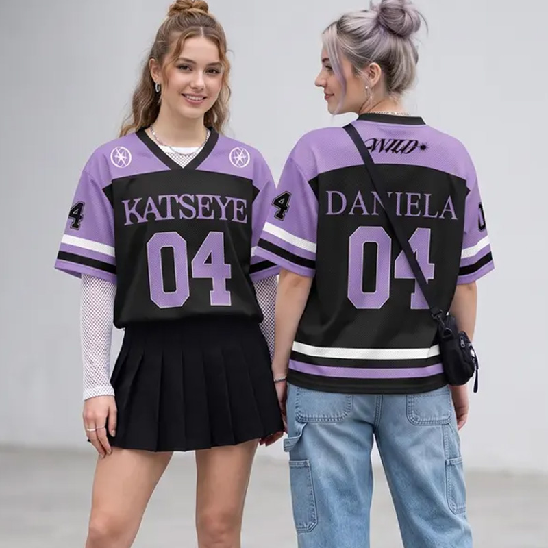Personalized Katseye Jersey Shirt Kpop Fan Merch Jersey Unisex Katseye Shirts for Teen Girl Gift for Eyekons