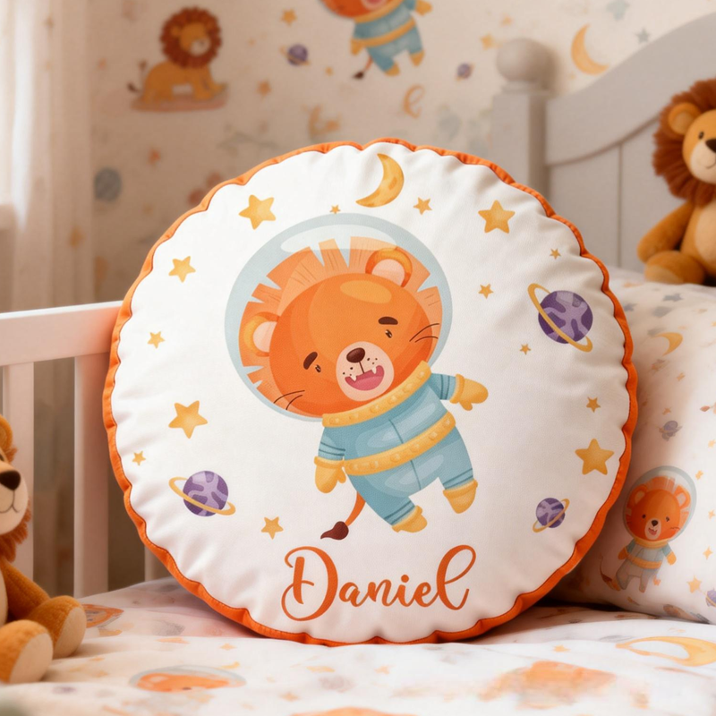 Personalized Cute Astronaut Animals Graphic 3D Print Pillow Birthday Gifts Funny Gifts Animals Lovers Gifts