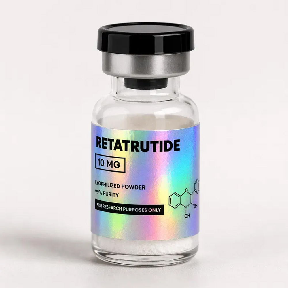 Personalized Holographic Peptide Vial Labels Holographic Stickers for 3mL 5mL Vials Price for every 24 labels