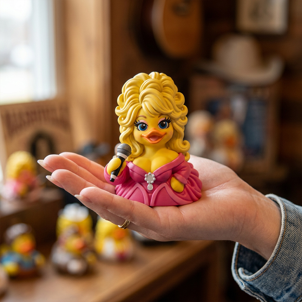 3D Printed Country Star Elegant 3D Character Art Toy