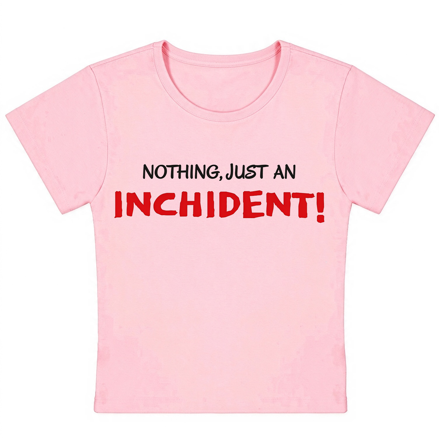 F1 Nothing Just An Incident Baby Tee, Charles Leclerc Meme Cropped T-shirt, Formula 1 Women’s Crop Top, F1 Fan Gift