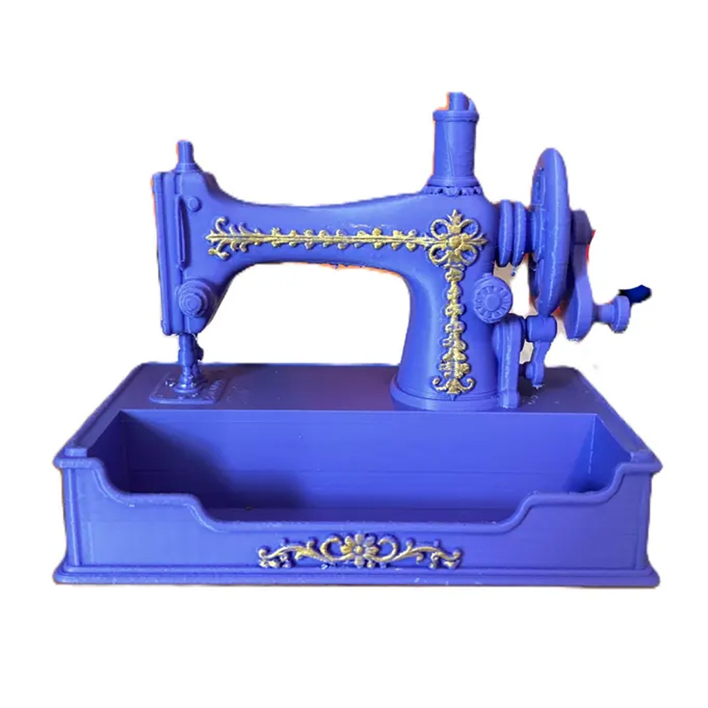 Antique Sewing Machine Business Card Holder