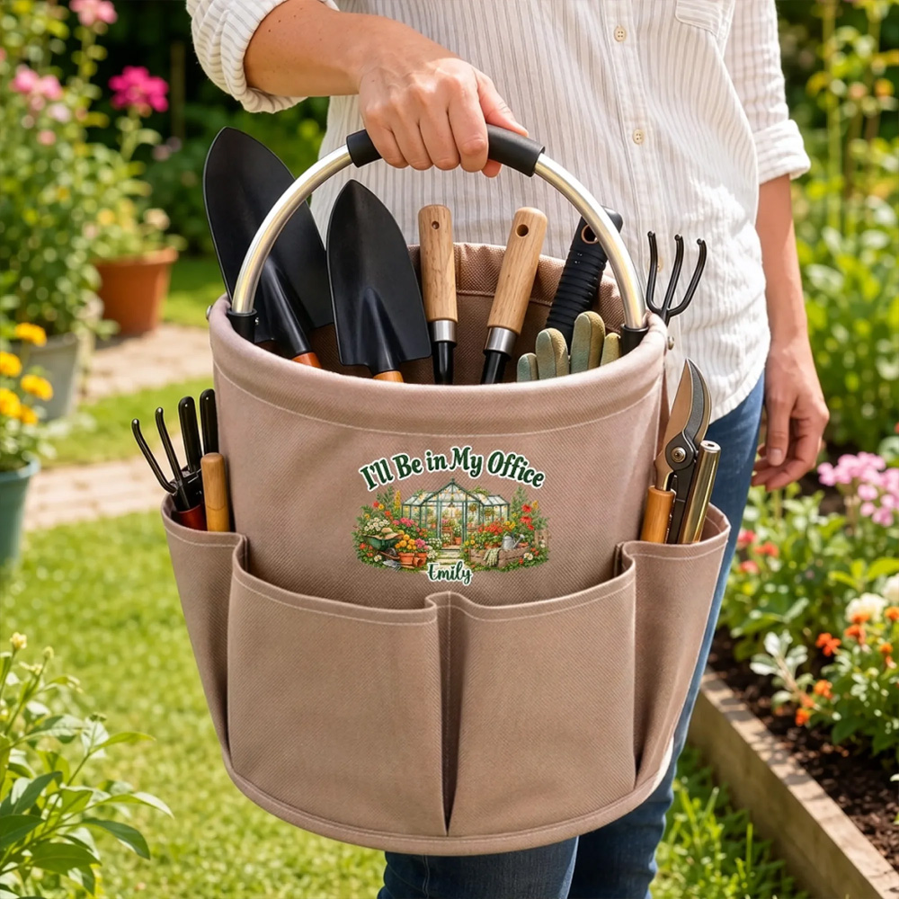 Personalized Gardening Tool Bag Custom Name Greenhouse Gardening Gifts