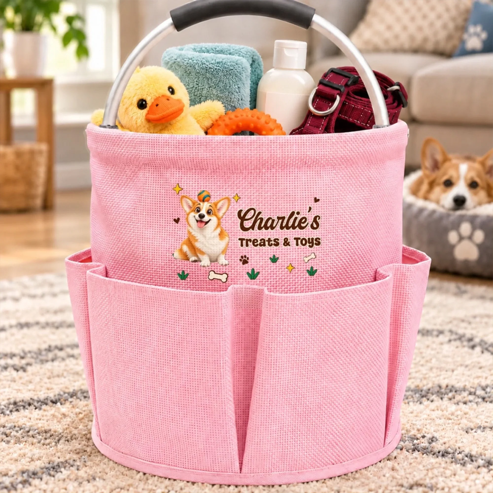 Personalized Gardening Tool Bag Paws & Toys Custom Name Dog Treats & Toys Gifts for Dog Lovers
