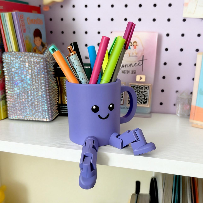 Pencil Holder Cutie Desk Organizer Birthday Gift for Kids Kids Room Decor Cute Office Gift