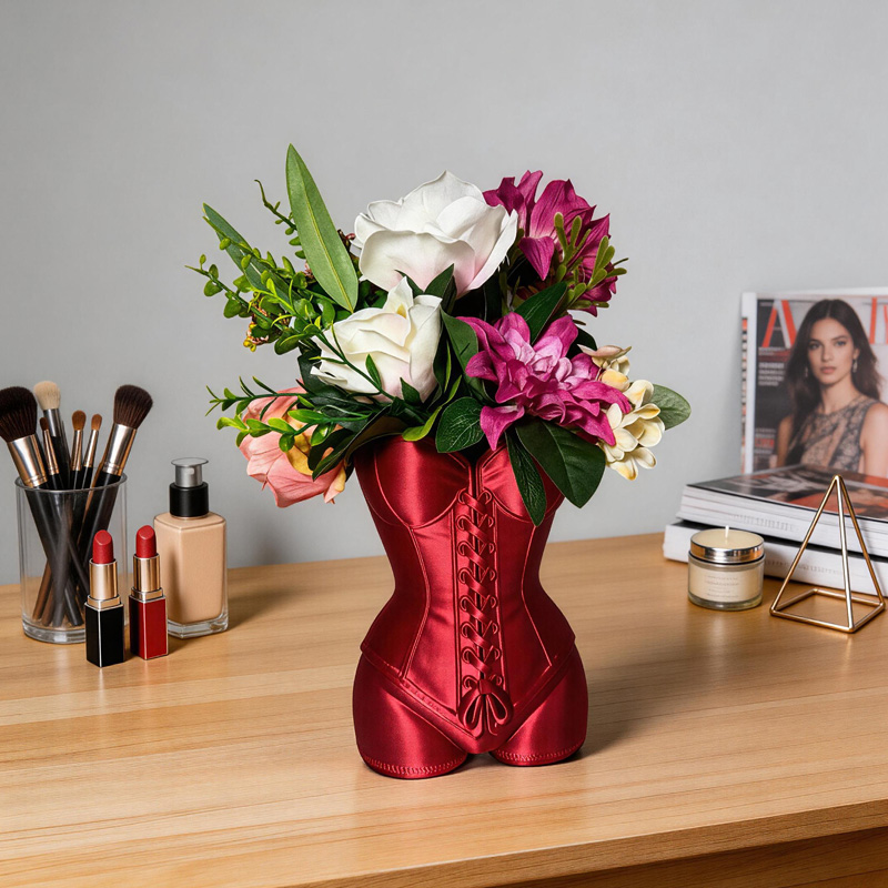 Personalized Sexy Corset Shape Feminine Body Aesthetic Modern Home Decoration Unique Gift 3D Printed Vase