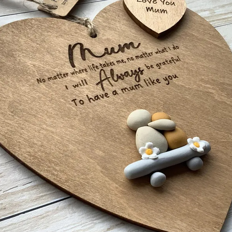 Mum Always Wooden Hanging Ornament Gift for Mum Mothers Day