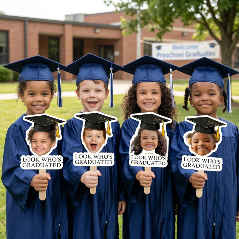 Personalized Graduation Fan Custom Photo Graduation Gifts