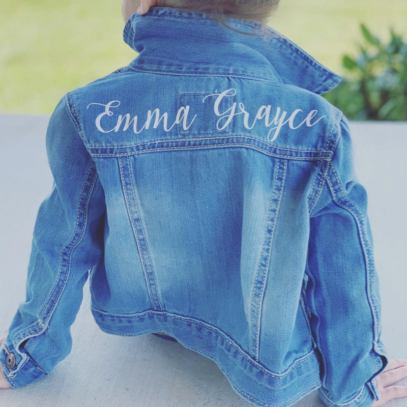 Personalized Elegant Script Name Custom Minimalist Style Classic Chic