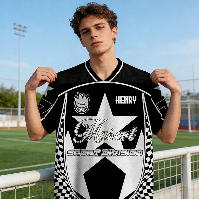 Personalized All Star Sports Jersey with Customizable Name and Number 