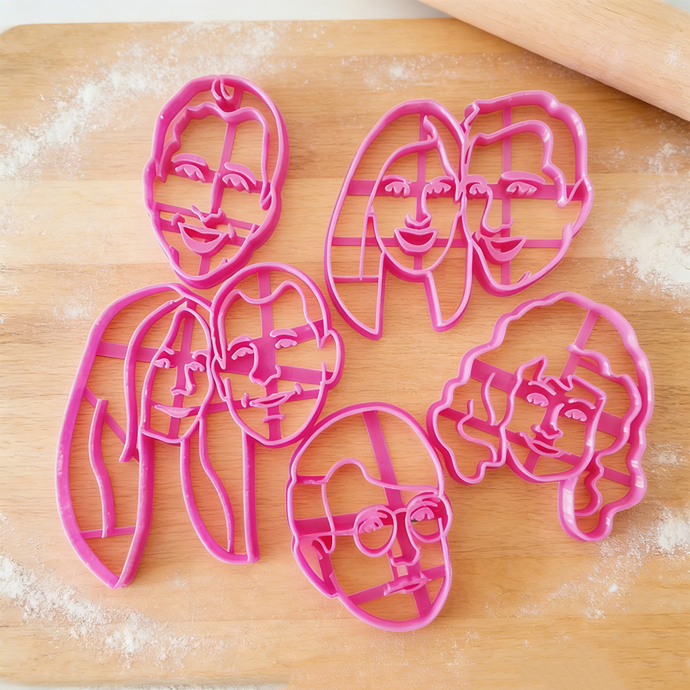 Personalized Couple Face Cookie Cutter Custom Photo Baking Accessory Gift For Anniversary And Wedding Couples