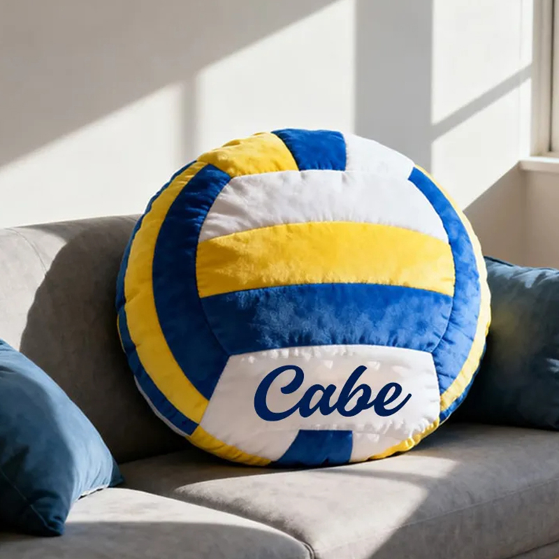 Personalized Graphic3DPrint Volleyball Pillow with Custom Name for Kids and Sports Fans  