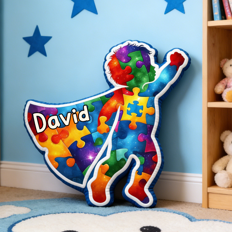 Personalized Autism Hero Pillow Sensory Issues Meltdowns Adhd Emotional Support Autism Gifts