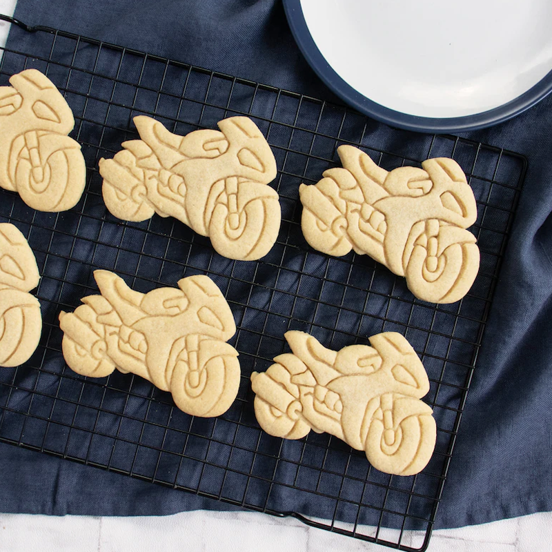Cartoon Motorbike Cookie Cutter Children Biscuit Birthday Gifts for Kids Birthday Party Gifts