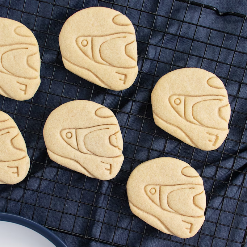 Cartoon Helmet Cookie Cutter Children Biscuit Birthday Gifts for Kids Birthday Party Gifts