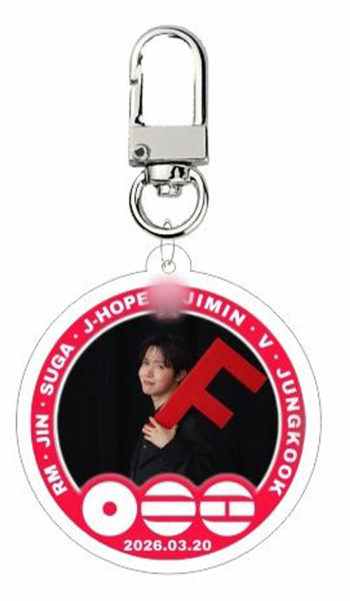 Personalized World Tour 2026 Member Letter Acrylic Keychain Kpop ARMY Accessory