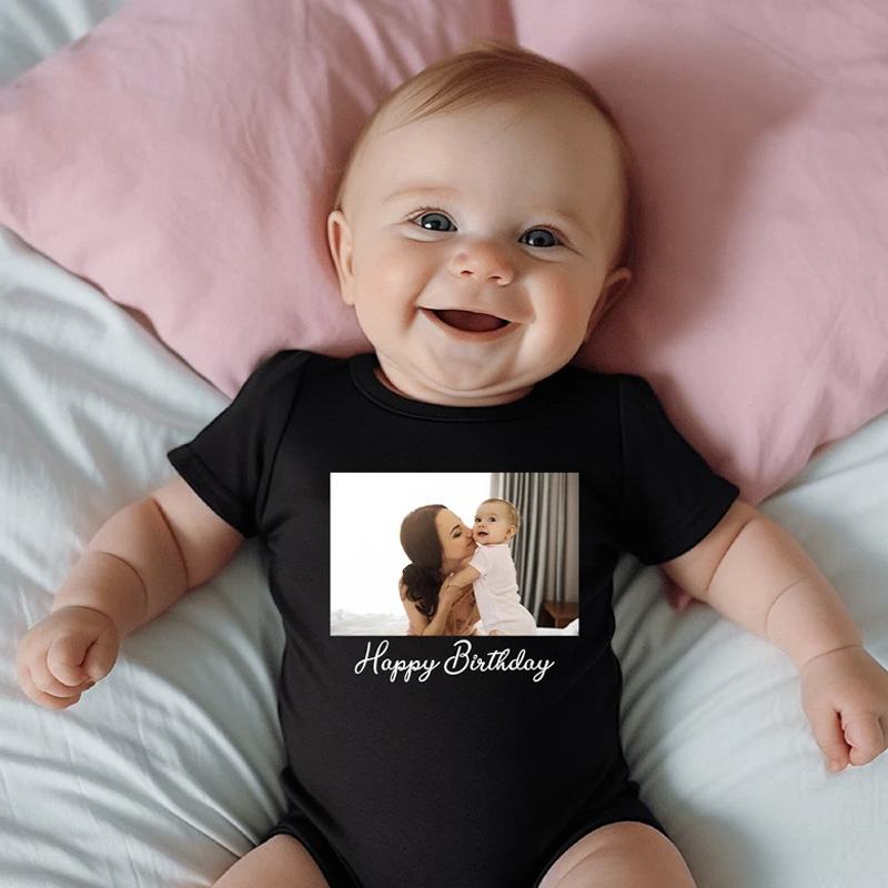 Personalized Family Picture Theme Custom Name Special Celebration Outfit Baby Bodysuit