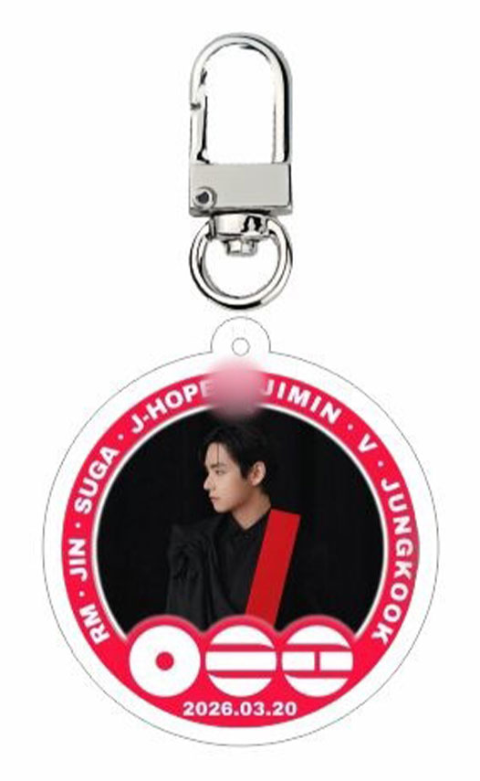 Personalized World Tour 2026 Member Letter Acrylic Keychain Kpop ARMY Accessory