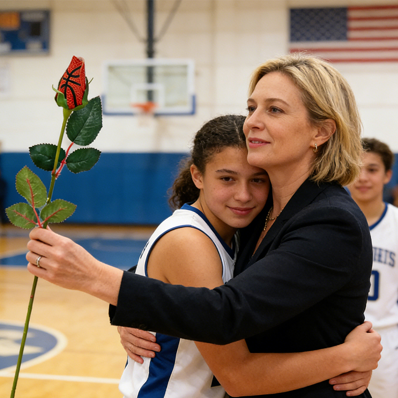 Personalized Basketball Rose Bouquet with Custom Text for Weddings ,Graduations, Team and Game Day Gifts 