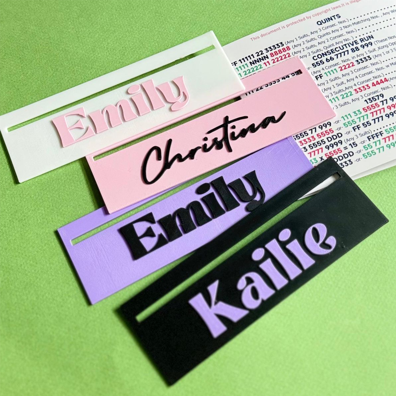 Personalized Mahjong Line Reader Mahjong Gifts Custom Mahjong Line Finder Mahjong Lover Gift Mah Jongg Tournament Gift